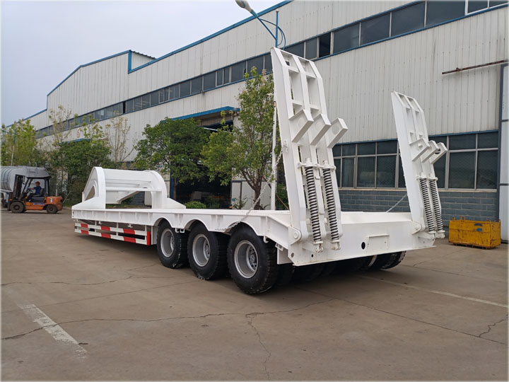 3 Axle 40 Tons Low Bed Trailer manufacturer