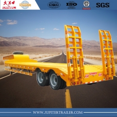 Китайский бренд 2-осных 45 тонн остный полуприцеп для транспортировки погрузчик