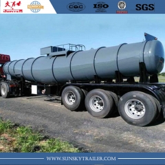 18 000 литров нержавеющая сталь v форма кислотный танкер полуприцеп
