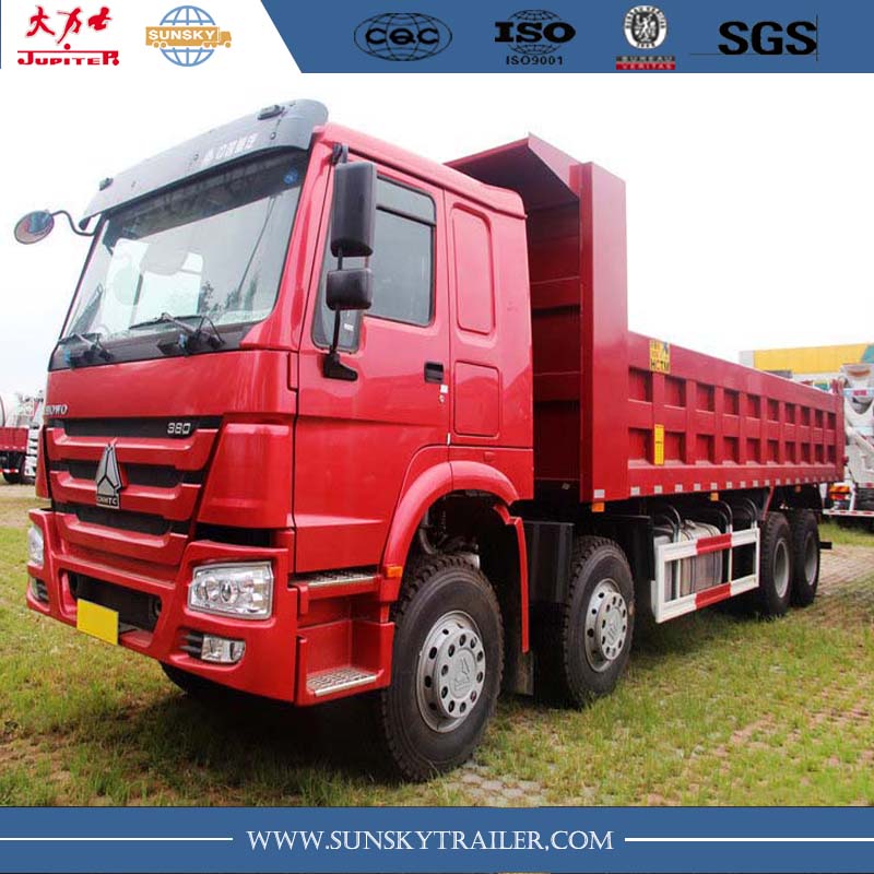 China HOWO Brand  380HP 12 Wheels Dump Truck