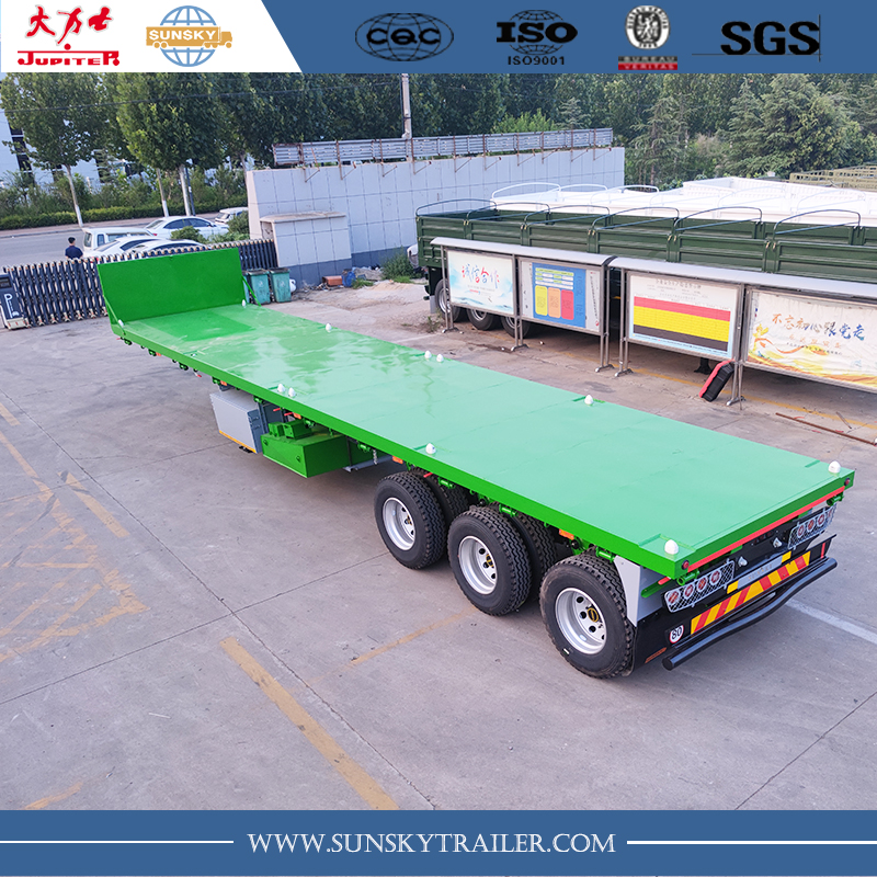 Henred type flatbed trailer